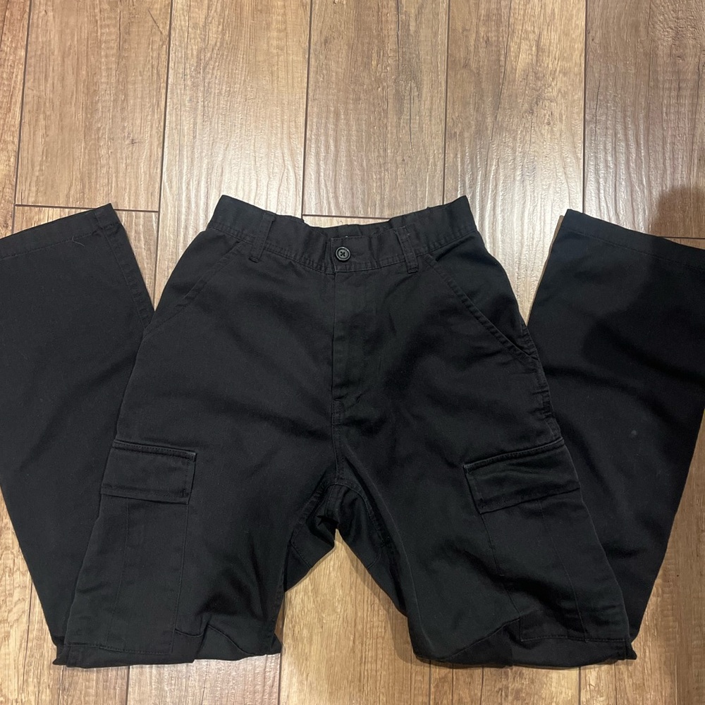 Brandy Melville John Galt Black Cargo Pants Y2K Utility